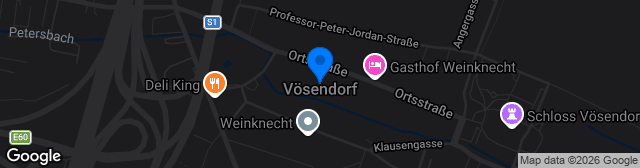 Map showing Sportzentrum Vösendorf