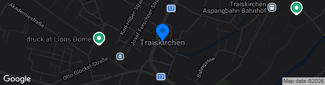 Map showing ARBÖ-Arena