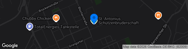 Map showing Sportfreunde Düren Kunstrasen