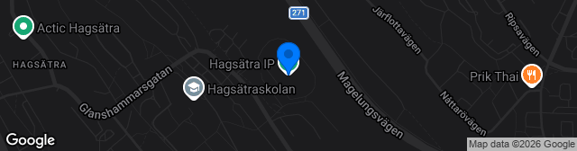 Map showing Hagsätra IP
