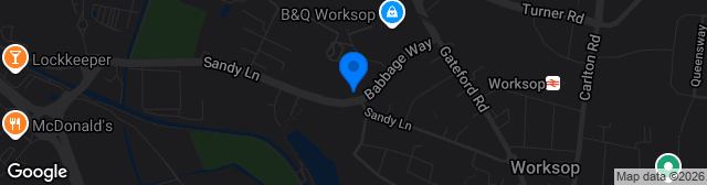 Map showing Windsor Foodservice Stadium