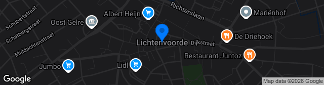 Map showing Sportpark De Treffer