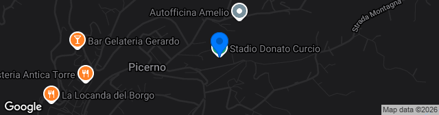 Map showing Stadio Comunale Donato Curcio
