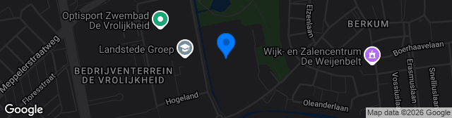 Map showing Sportpark De Vegtlust