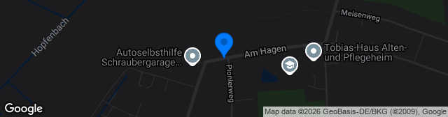 Map showing Sportanlage am Hagen
