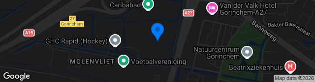 Map showing Sportpark Molenvliet (GVV Unitas)
