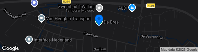 Map showing Sportpark De Bree-O