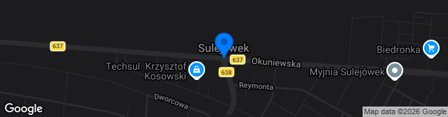 Map showing Stadion Miejski