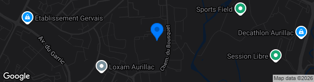 Map showing Stade de Baradel