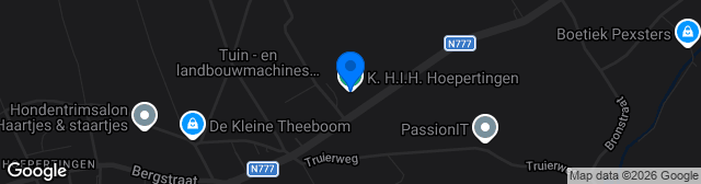 Map showing HIH Hoepertingen - Terrain 1