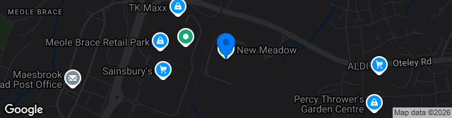 Map showing The Croud Meadow