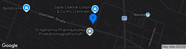 Map showing Körner Trainingszentrum powered by Varta