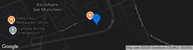 Map showing Sportanlage Kirchheim Platz 1