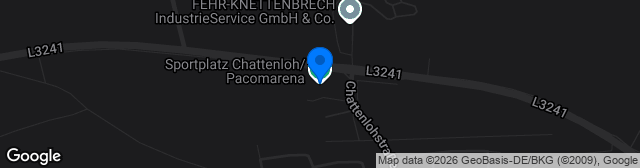 Map showing Sportplatz Chattenloh