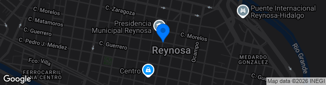 Map showing Estadio Unidad Deportiva Solidaridad