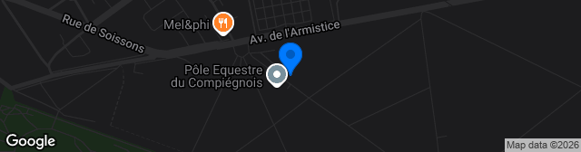 Map showing Stade Paul Cosnys