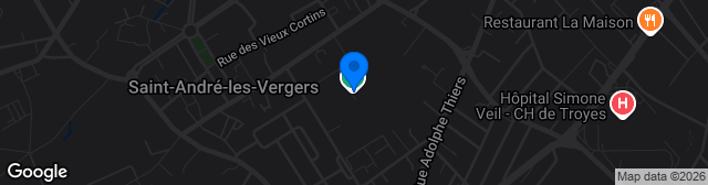 Map showing Complexe Sportif Jean Bianchi 1