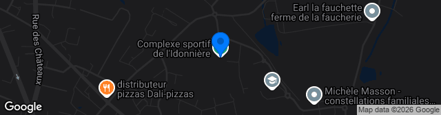 Map showing Stade de l'Idonnière