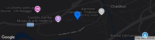 Map showing Campo Sportivo E. Brunod