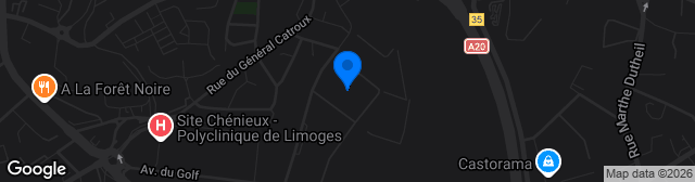 Map showing Stade Saint-Lazare