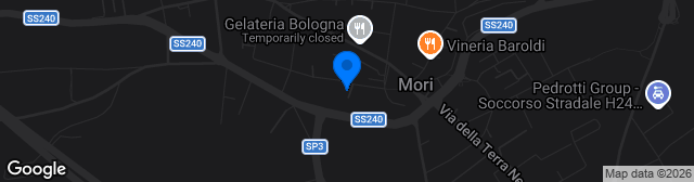 Map showing Stadio Comunale