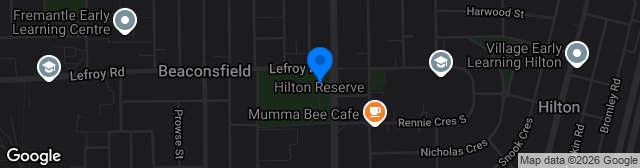 Map showing Hilton Reserve A