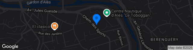 Map showing Stade Pierre Pibarot