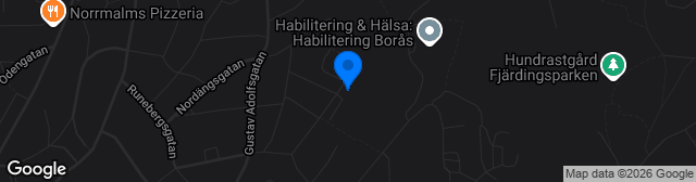 Map showing Björkängsvallen