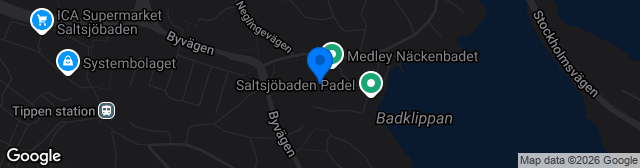 Map showing Saltsjöbadens IP 1
