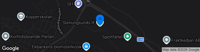 Map showing Olssons Trävaror Arena