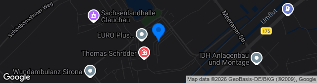 Map showing Sportpark Meeraner