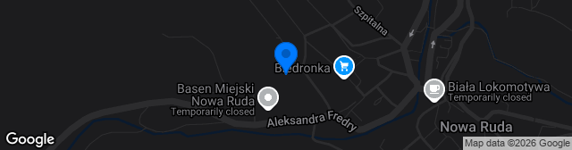 Map showing Stadion KS Piast Nowa Ruda