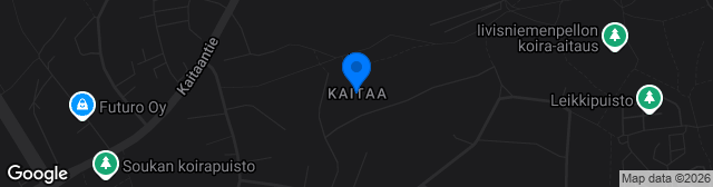 Map showing Kaitaa Tekonurmi