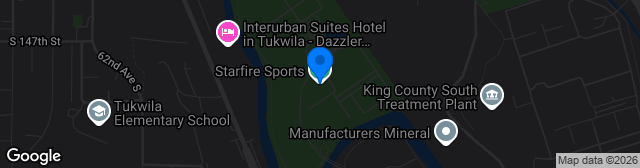 Map showing Starfire Sports Stadium