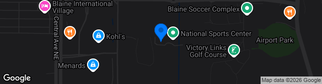 Map showing National Sports Center
