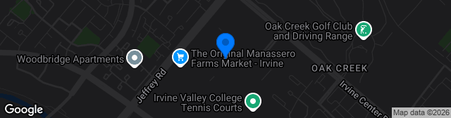 Map showing Irvine Valley College