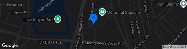 Map showing Chatham County Parks & Recreation
