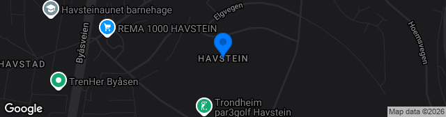 Map showing Havstein kunstgress
