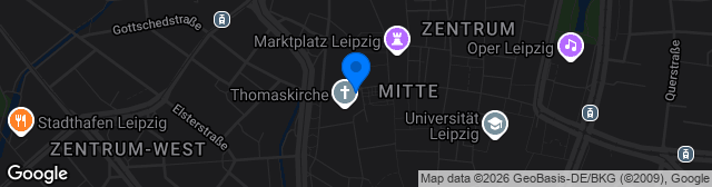 Map showing Leipzig Stadium