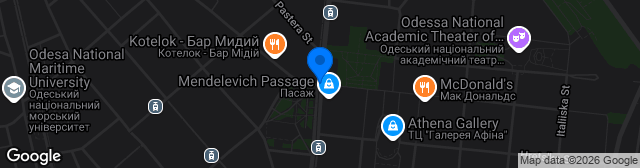 Map showing UTB Chernomorets