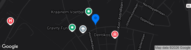 Map showing K Europa 90 Kraainem FC Terrain 1