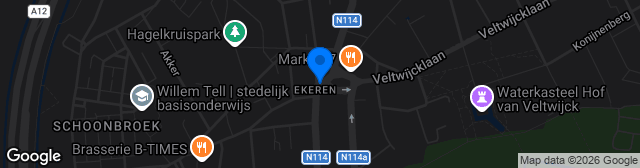 Map showing Terrein FC Ekeren