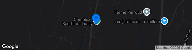 Map showing Stade du Lussy