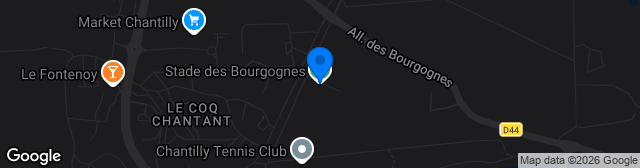 Map showing Stade des Bourgognes