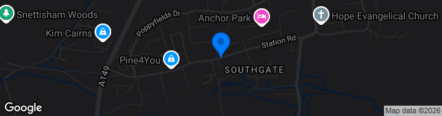 Map showing Station Road