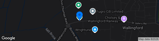 Map showing Wallingford Sports Park