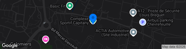 Map showing Complexe Sportif Capitany 1