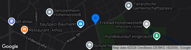 Map showing Sportplatz Wilhelmshöh
