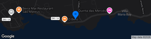 Map showing Campo de Jogos de São Mateus da Calheta