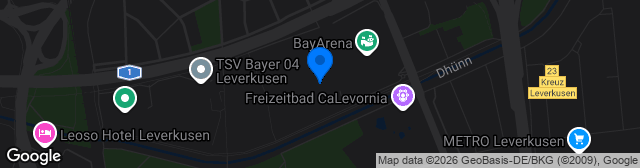 Map showing Ulrich-Haberland-Stadion